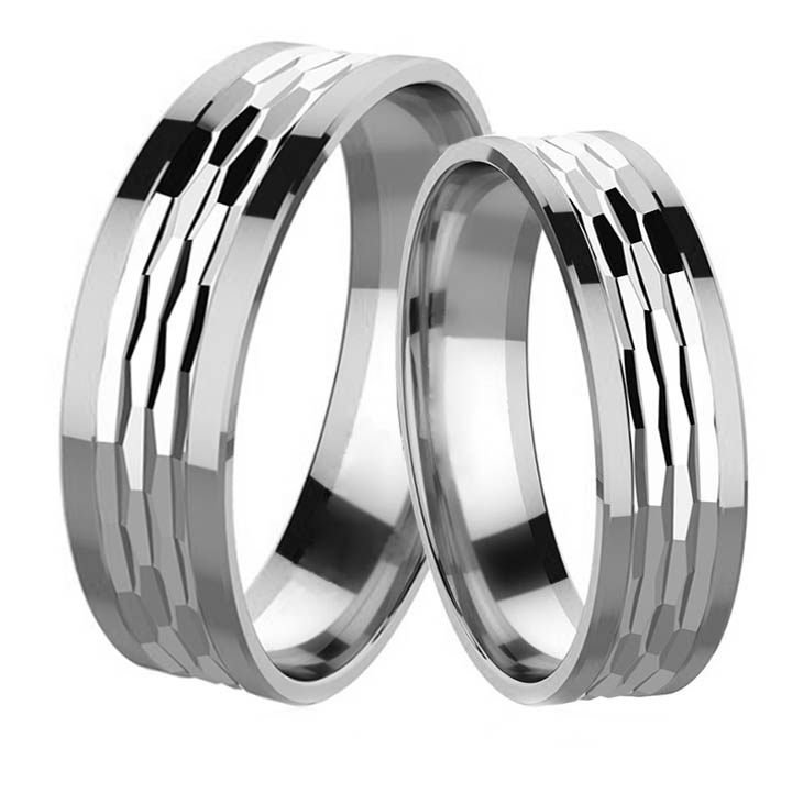 Snubní prsteny z bílého zlata 202509