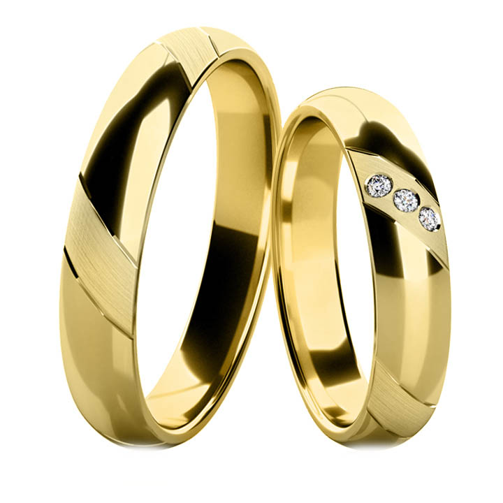 Snubní prsteny z bílého zlata 202518