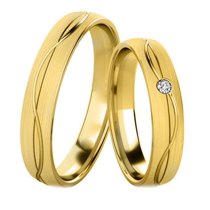 Snubní prsteny ze žlutého zlata 202526