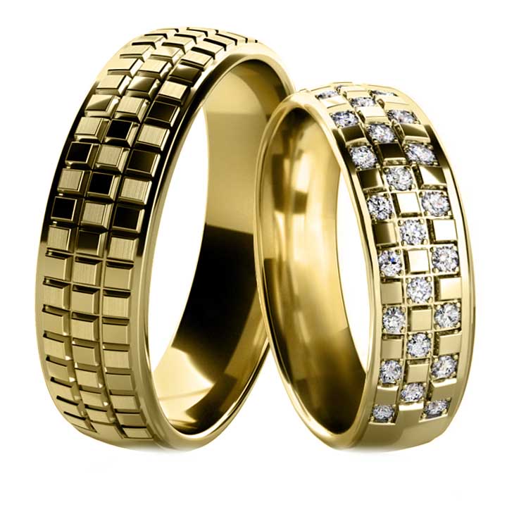 Snubní prsteny ze žlutého zlata 202527