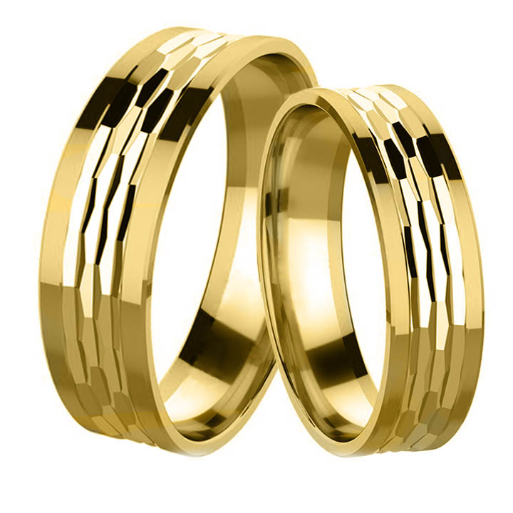 Snubní prsteny ze žlutého zlata 202533