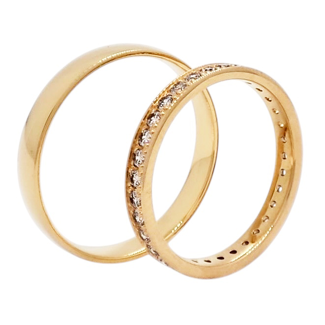 Snubní prsteny ze žlutého zlata 20262