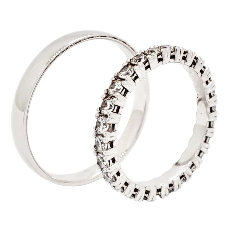 Kamínkové snubní prsteny 202641